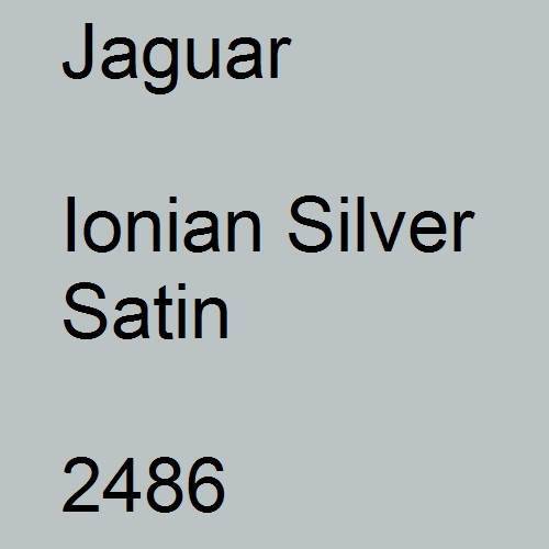 Jaguar, Ionian Silver Satin, 2486.